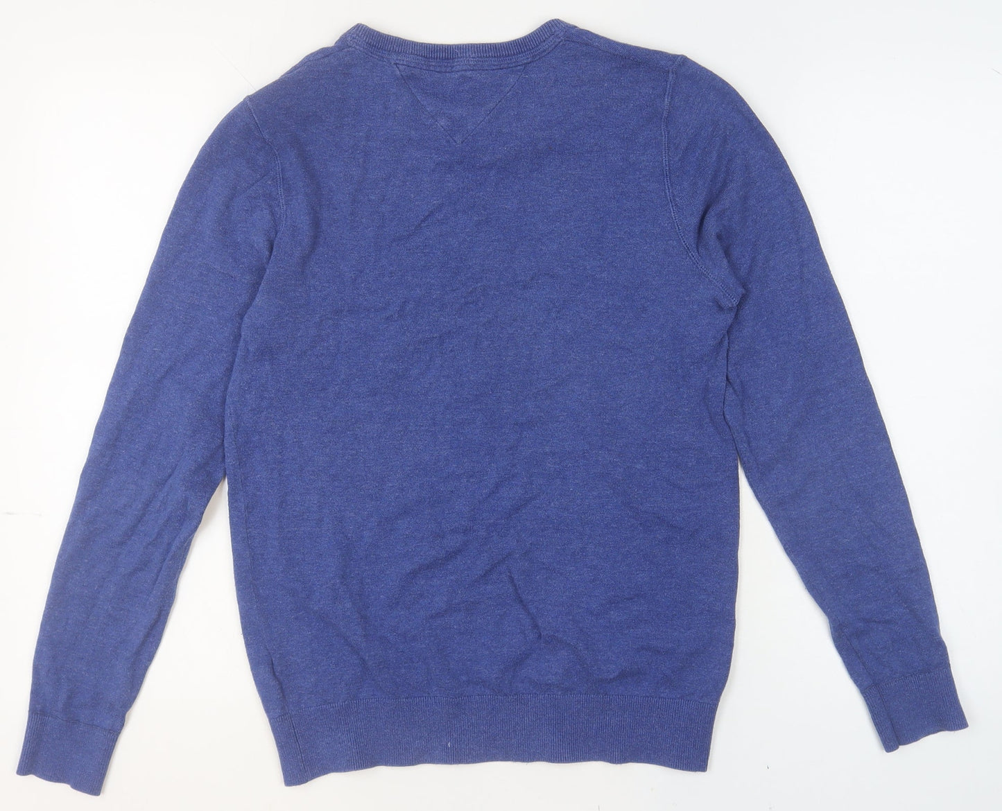 Mens UK Size M Tommy Hilfiger Blue Pullover Jumper