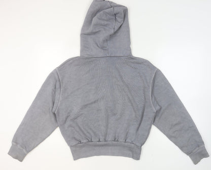 Womens UK Size M Zara Grey Pullover Hoodie
