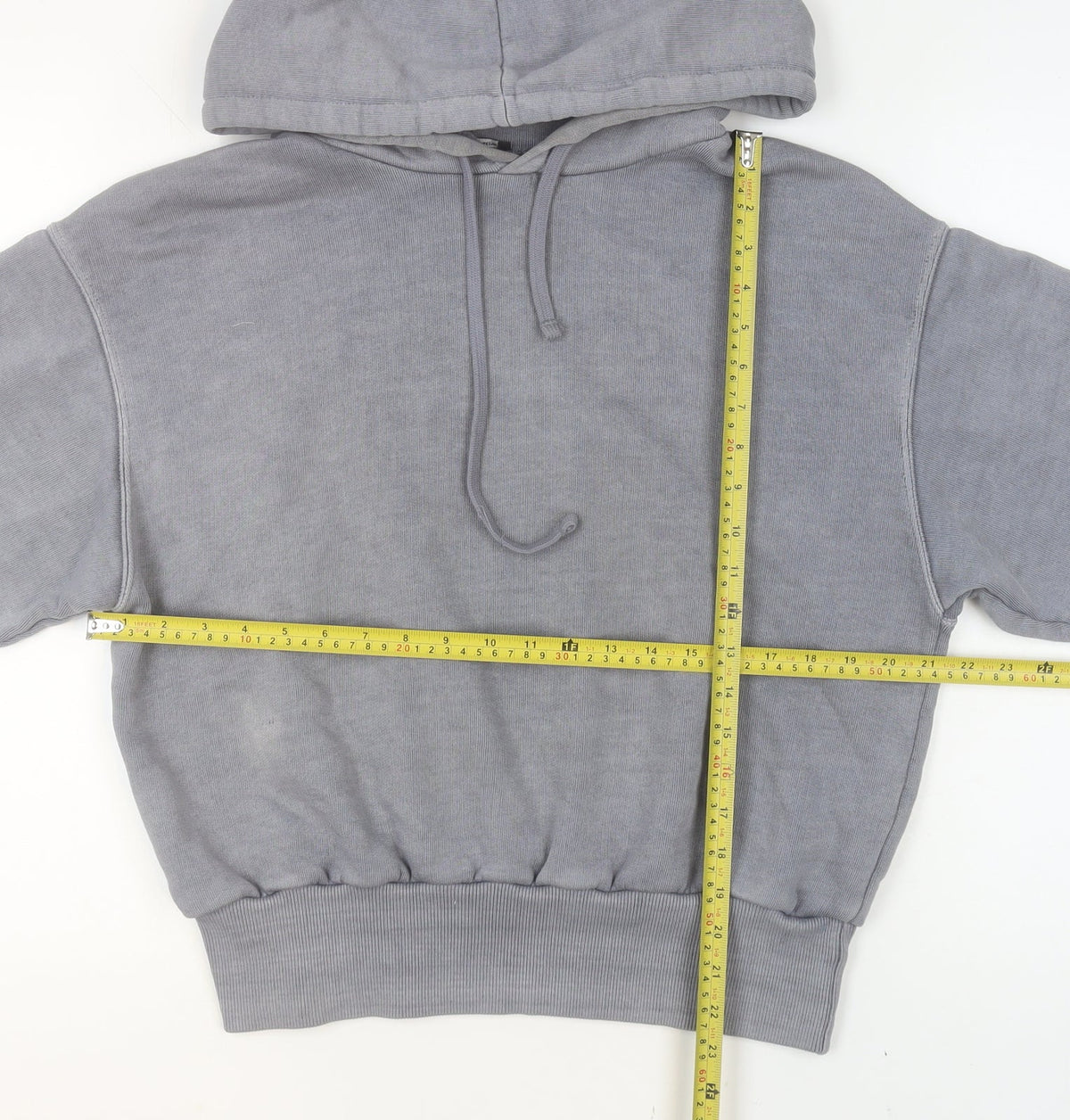Womens UK Size M Zara Grey Pullover Hoodie