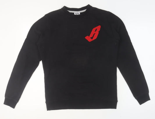 Mens UK Size S Billionaire Boys Club Black Pullover Sweatshirt