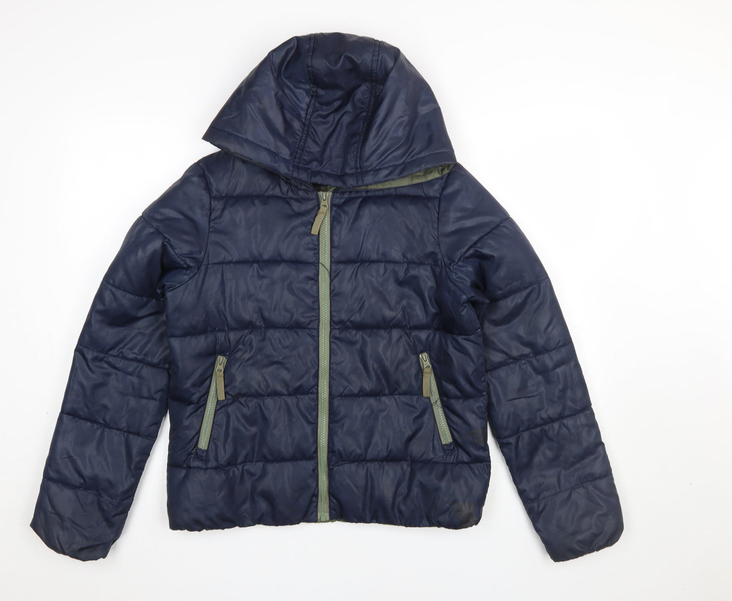 Womens UK Size S Vero Moda Jeans Blue Puffer Jacket
