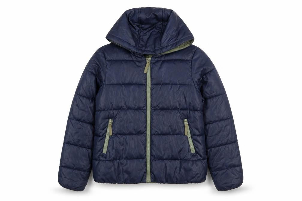 Womens UK Size S Vero Moda Jeans Blue Puffer Jacket