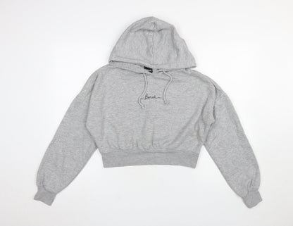 Womens UK Size M Bench Grey Pullover Hoodie