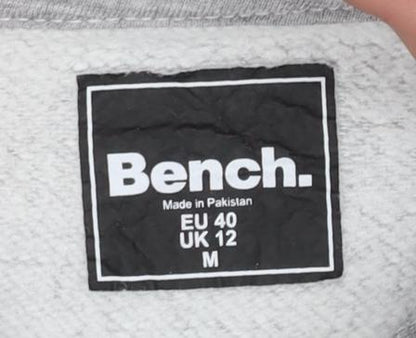 Womens UK Size M Bench Grey Pullover Hoodie