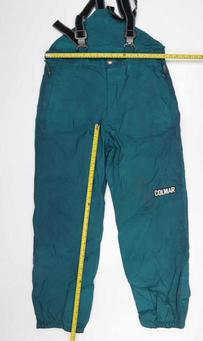 Mens UK Size 2XL Colmar Regular Fit Snow Pants Green Trousers