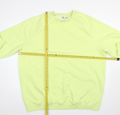 Mens UK Size 3XL Jacamo Yellow Pullover Sweatshirt