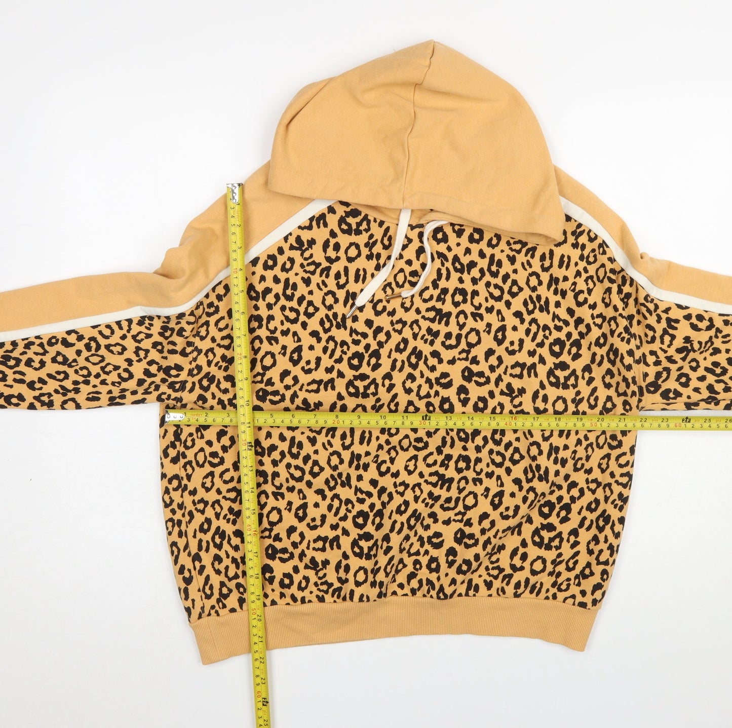 Womens UK Size M NEXT Beige Pullover Hoodie
