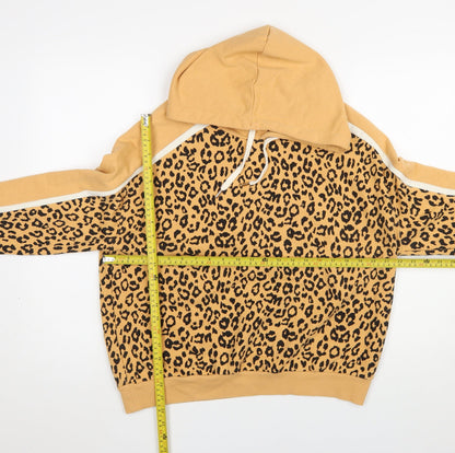 Womens UK Size M NEXT Beige Pullover Hoodie