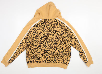 Womens UK Size M NEXT Beige Pullover Hoodie