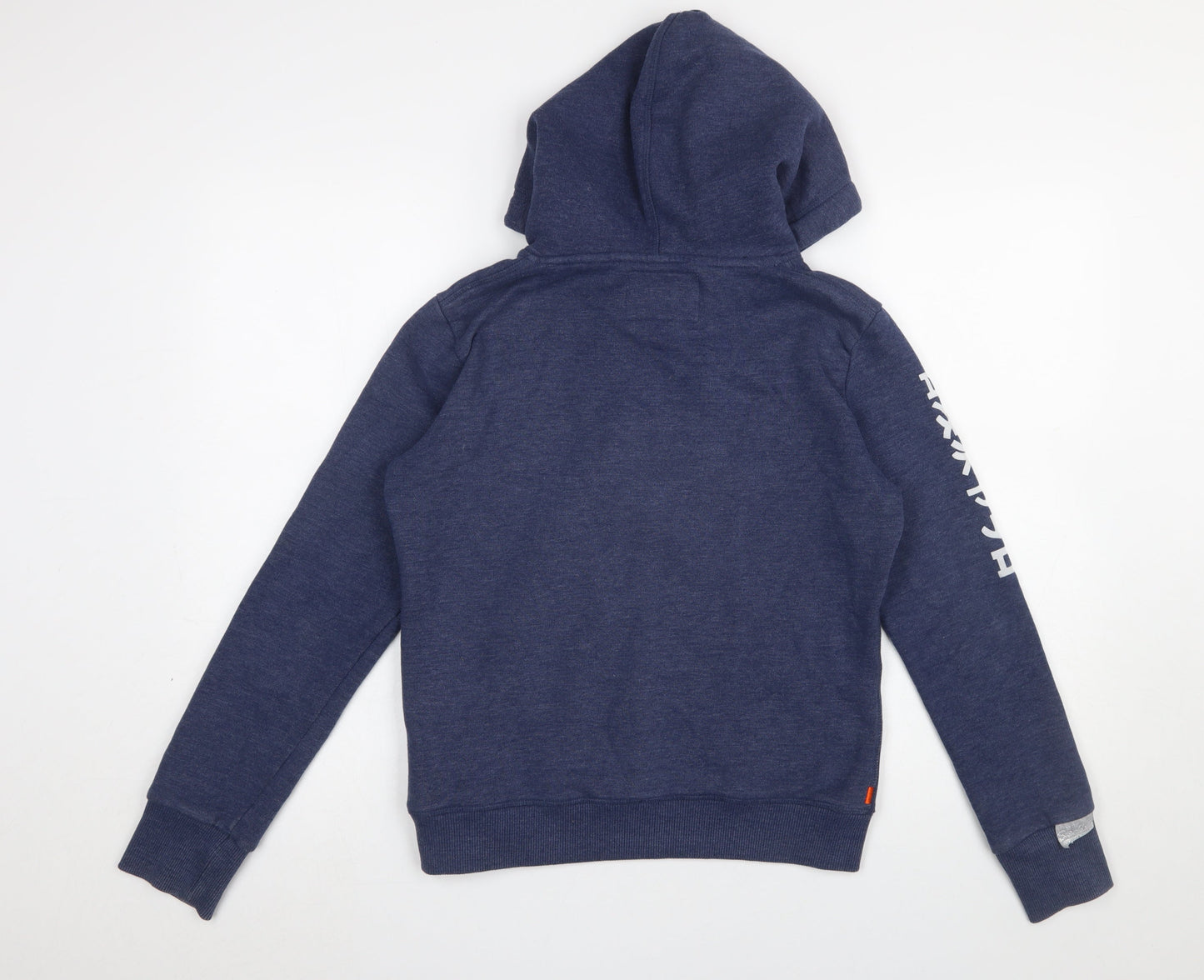 Womens UK Size S Superdry Blue Pullover Hoodie
