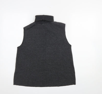 Womens UK Size 12 Zara Grey Vest Jumper