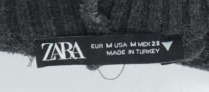 Womens UK Size 12 Zara Grey Vest Jumper