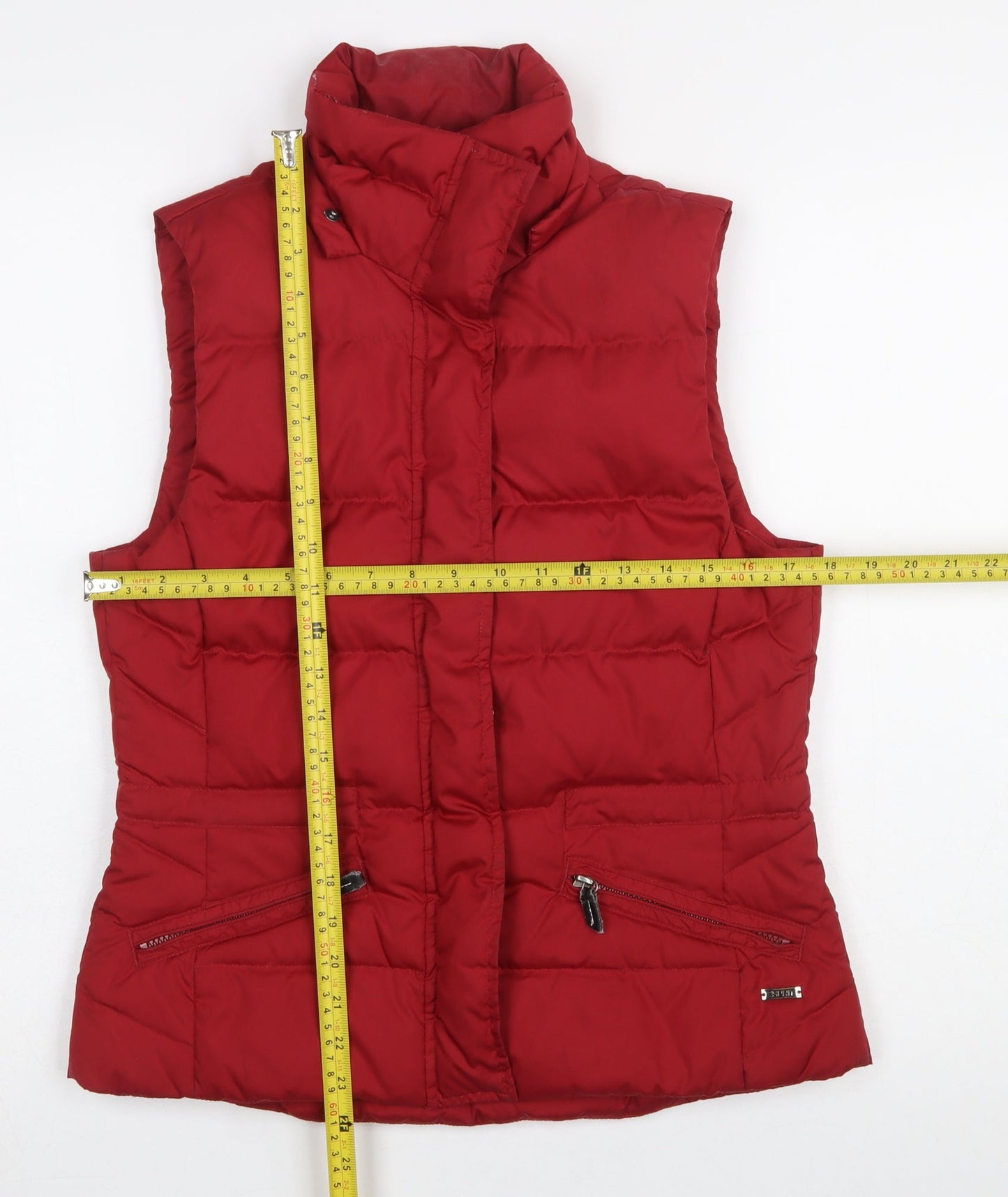 Womens UK Size XS Esprit Red Puffer Jacket