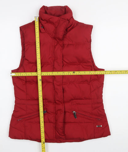Womens UK Size XS Esprit Red Puffer Jacket