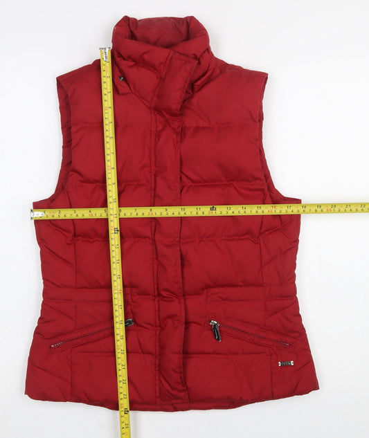 Womens UK Size XS Esprit Red Puffer Jacket
