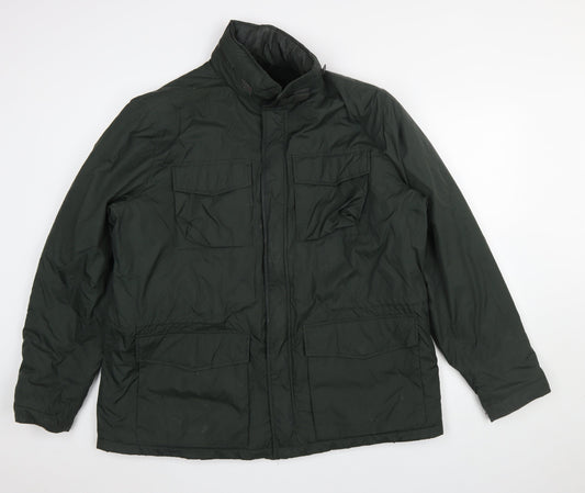 Mens UK Size XL Marks and Spencer Green Parka Coat