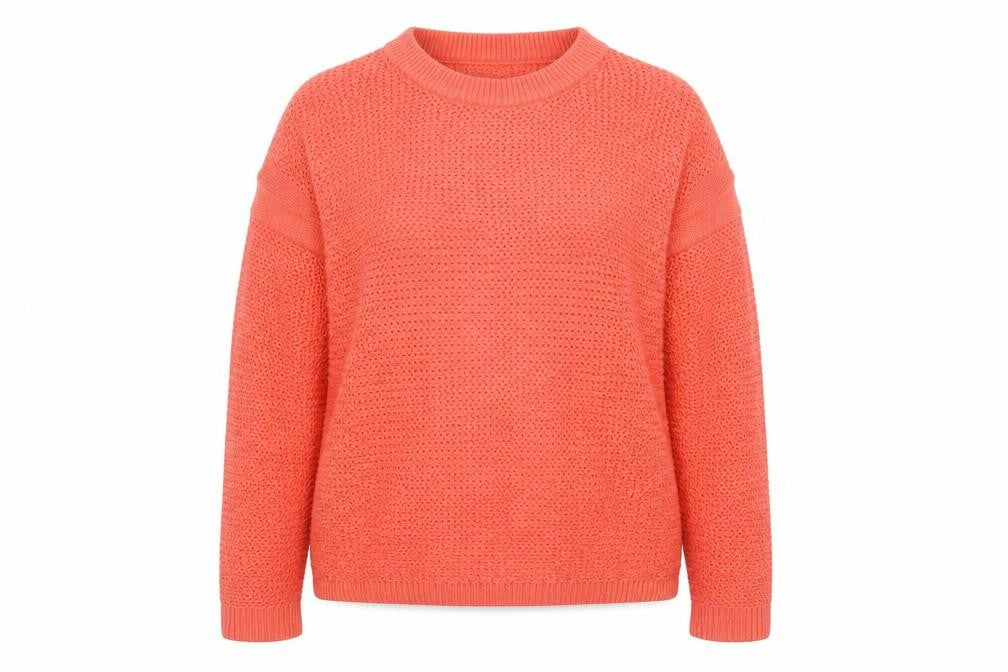 Womens UK Size M Marks and Spencer Orange Pullover Jumper