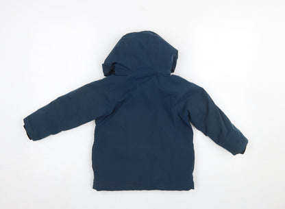 Boys UK Size 3 Years NEXT Blue Puffer Jacket