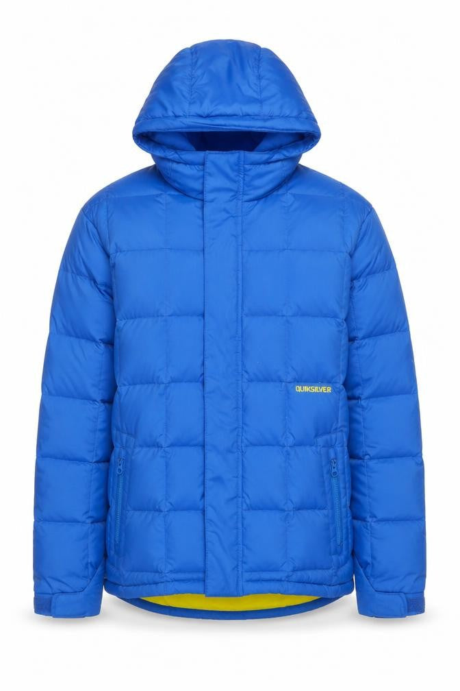 Mens UK Size S Quiksilver Blue Puffer Jacket