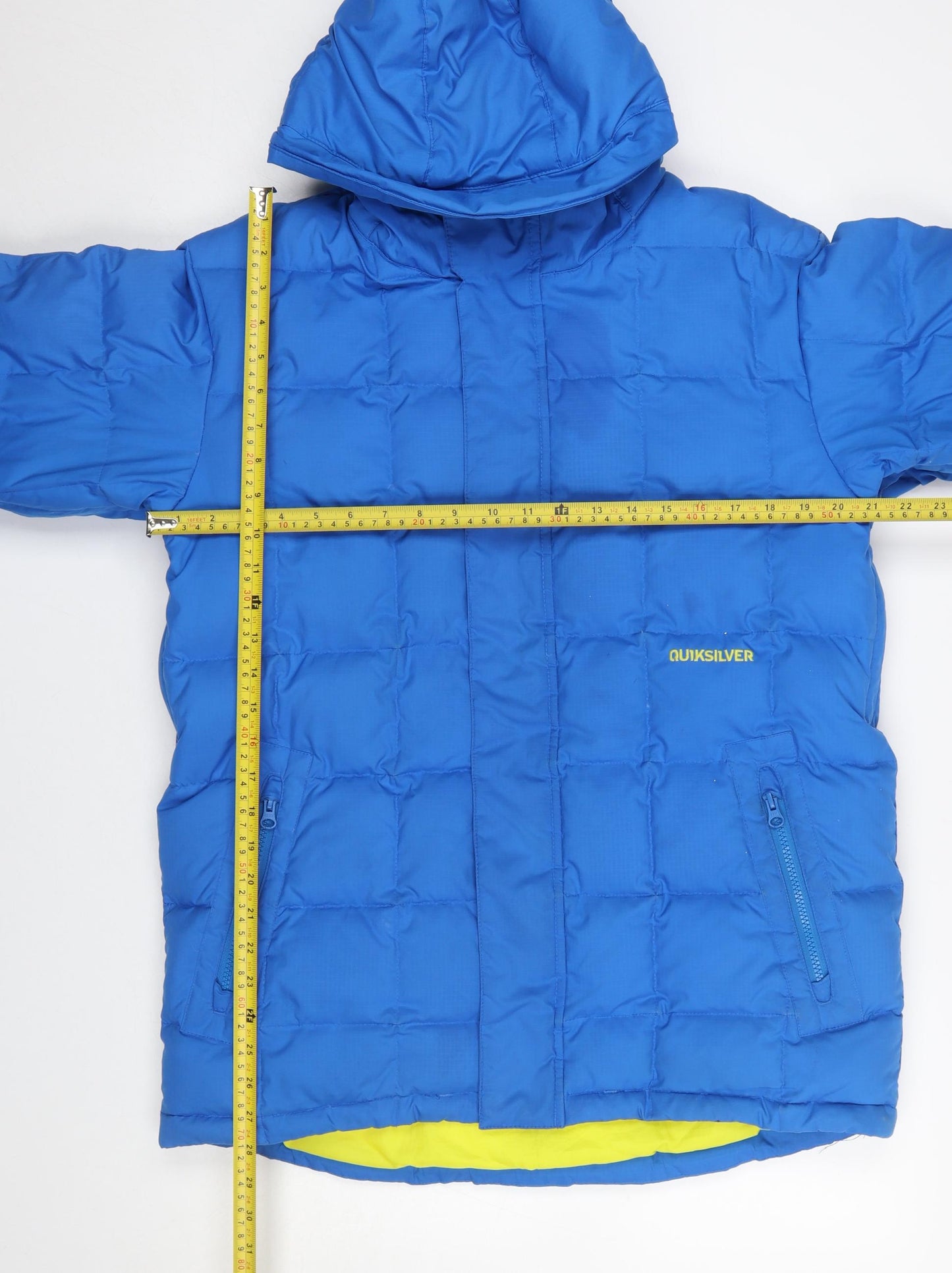 Mens UK Size S Quiksilver Blue Puffer Jacket