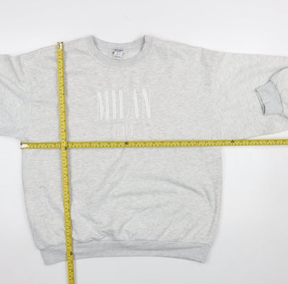 Womens UK Size S Refuge Athletics Grey Pullover Sweatshirt