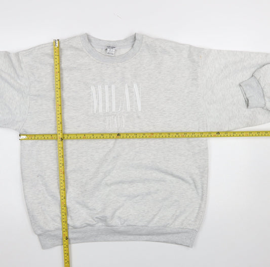 Womens UK Size S Refuge Athletics Grey Pullover Sweatshirt