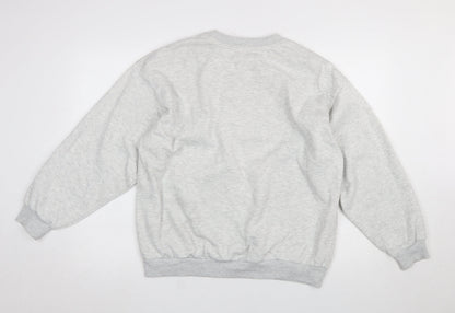 Womens UK Size S Refuge Athletics Grey Pullover Sweatshirt