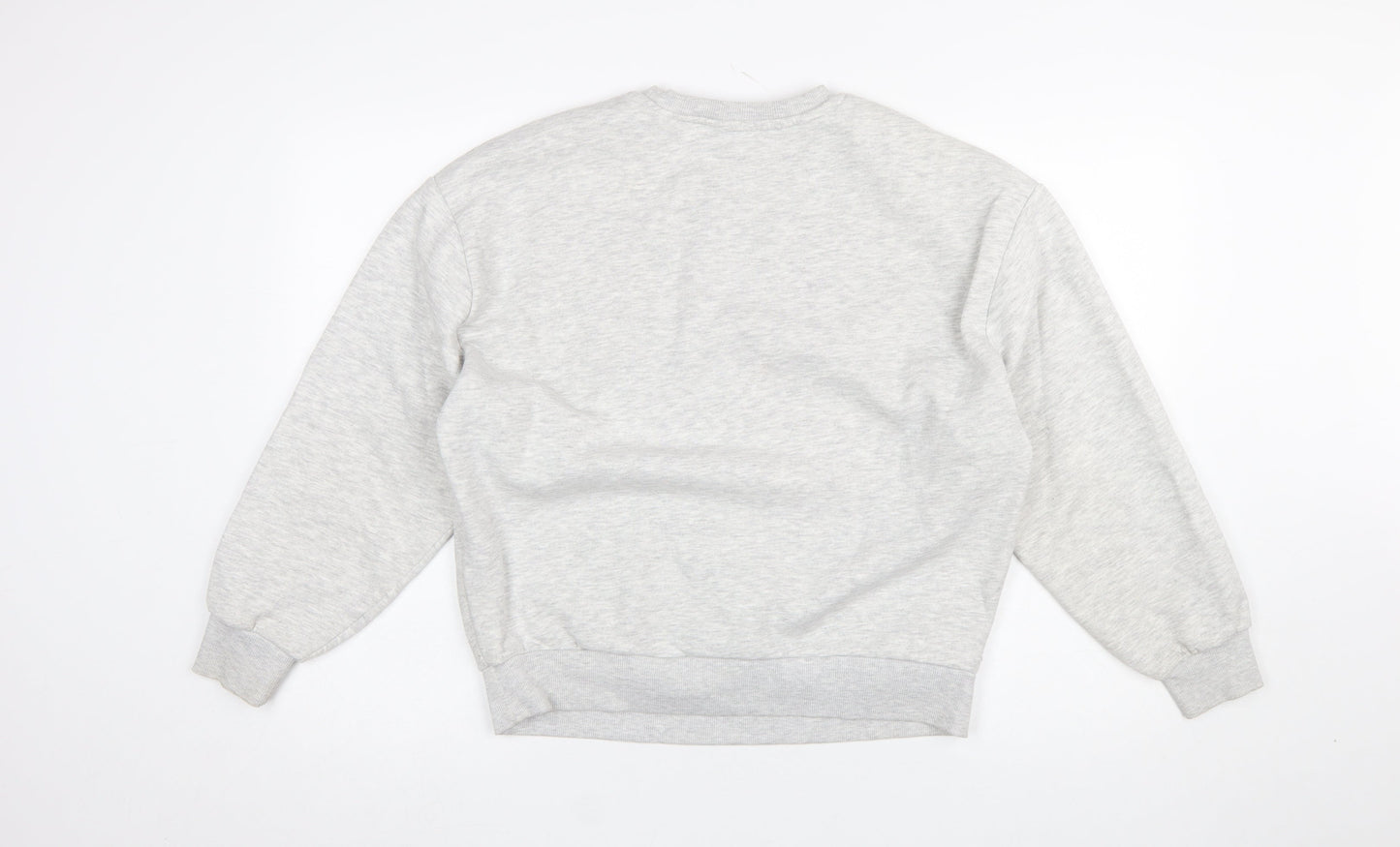 Womens UK Size S Stradivarius Grey Pullover Sweatshirt