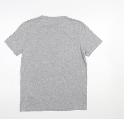 Mens UK Size M Born Rich Grey  T-Shirt