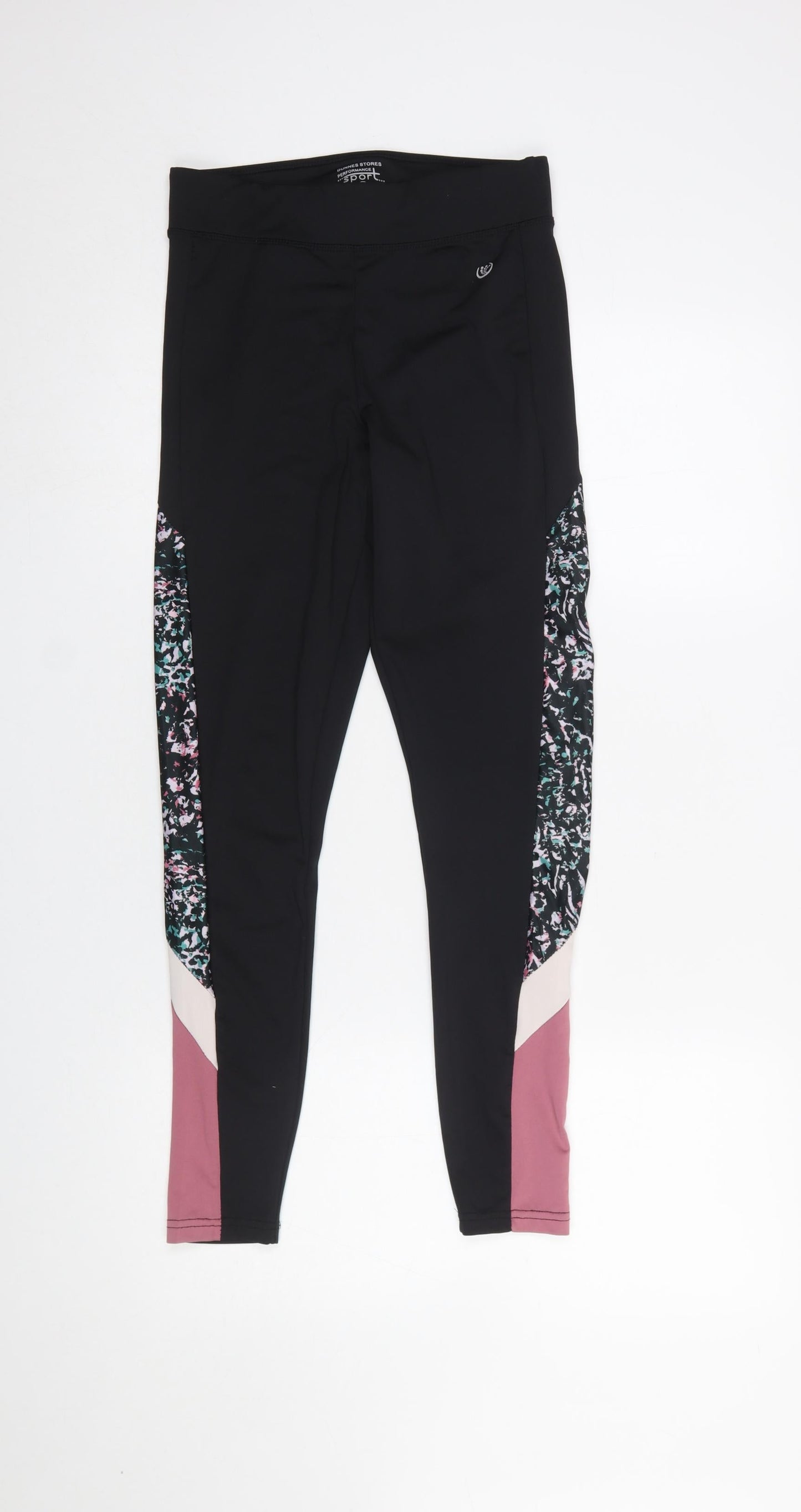 Womens UK Size S Dunnes Stores Slim Fit Leggings Black Leggings