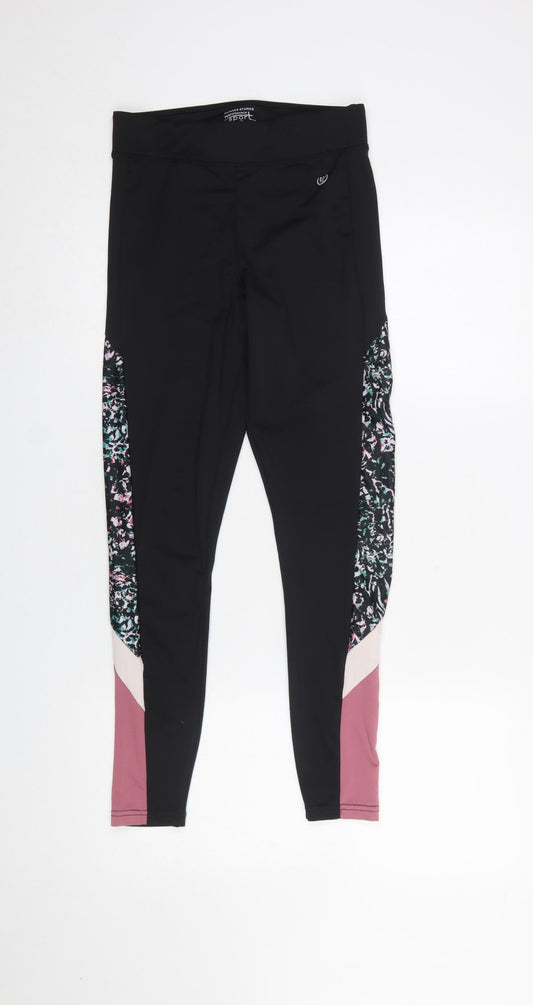 Womens UK Size S Dunnes Stores Slim Fit Leggings Black Leggings