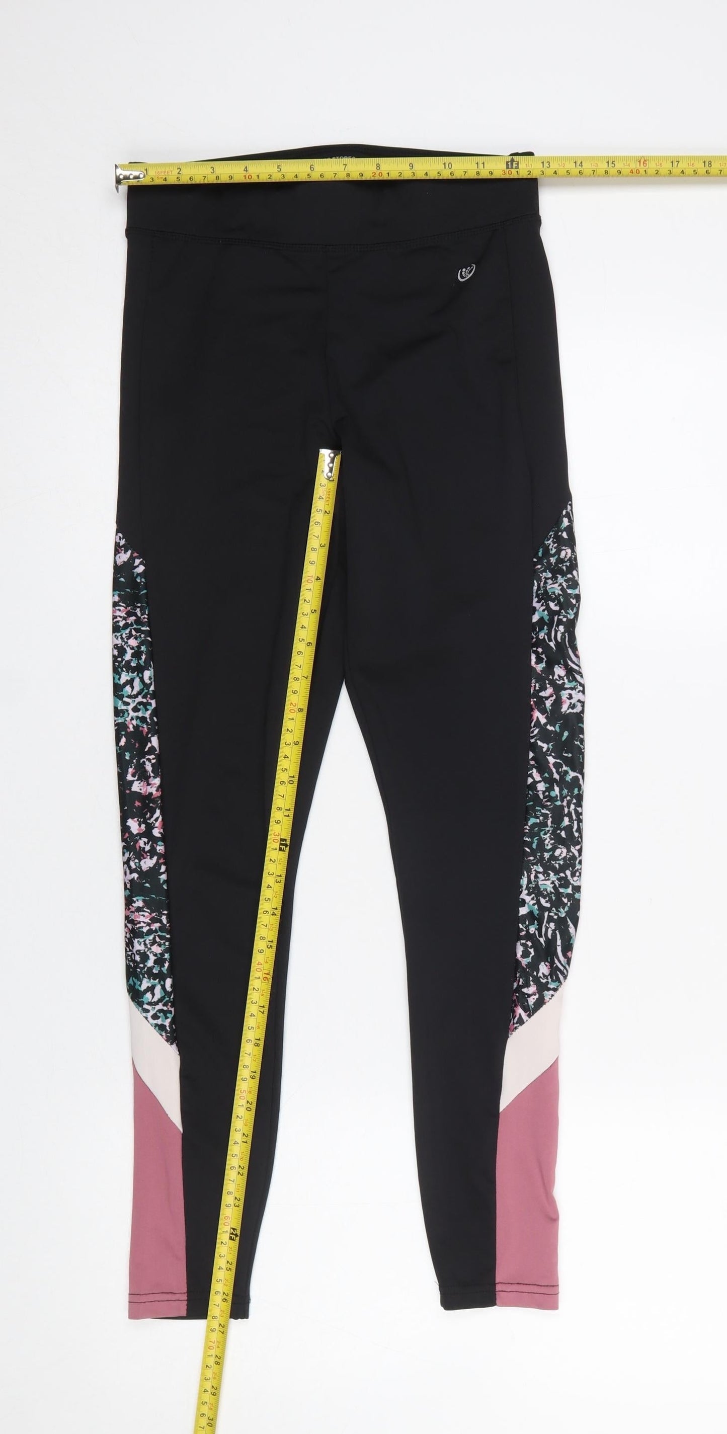 Womens UK Size S Dunnes Stores Slim Fit Leggings Black Leggings