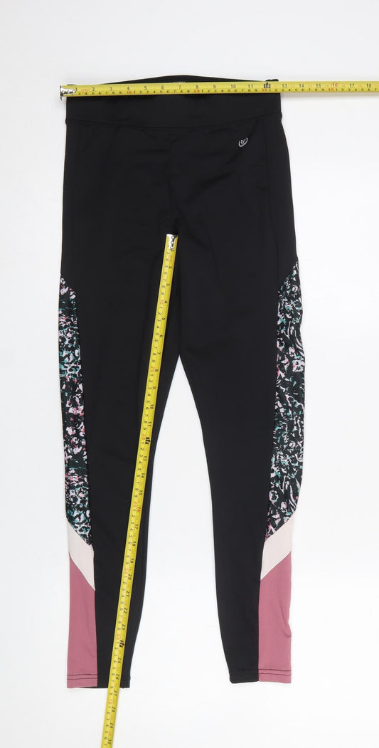 Womens UK Size S Dunnes Stores Slim Fit Leggings Black Leggings