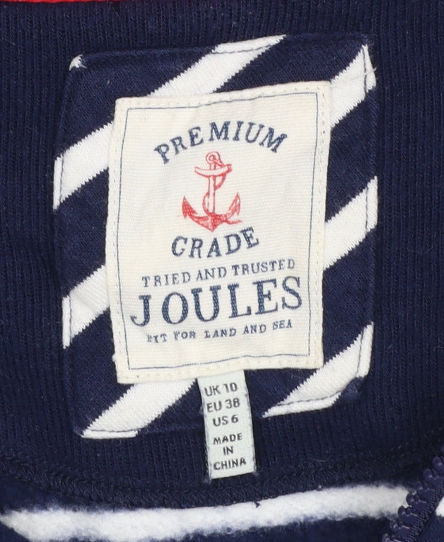 Womens UK Size 10 Joules Blue Pullover Sweatshirt