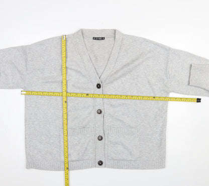 Womens UK Size XL Dunnes Grey Cardigan Jumper