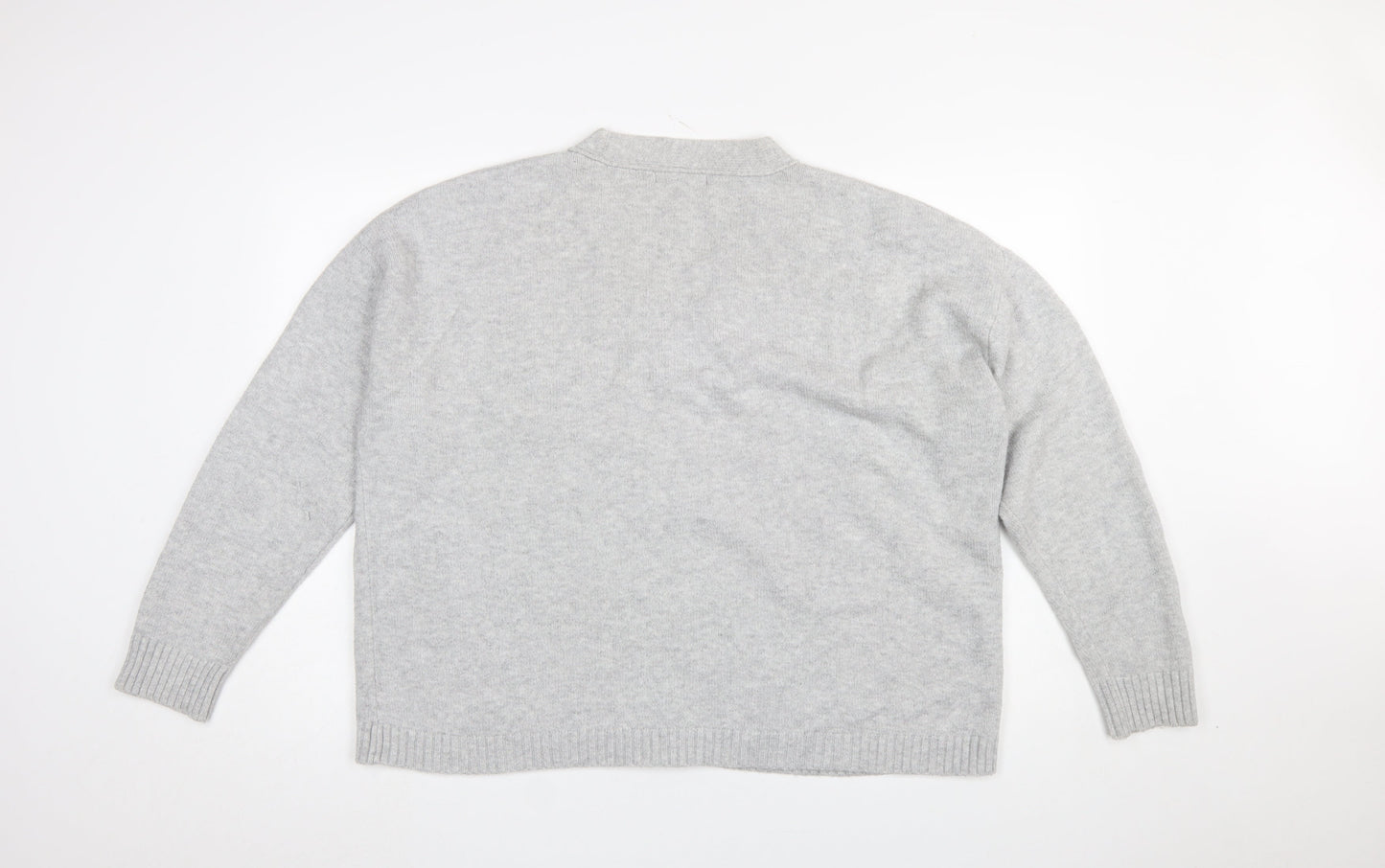 Womens UK Size XL Dunnes Grey Cardigan Jumper