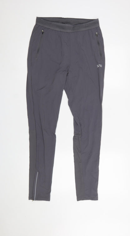 Mens UK Size S MAN Active Regular Fit Jogger Grey Trousers
