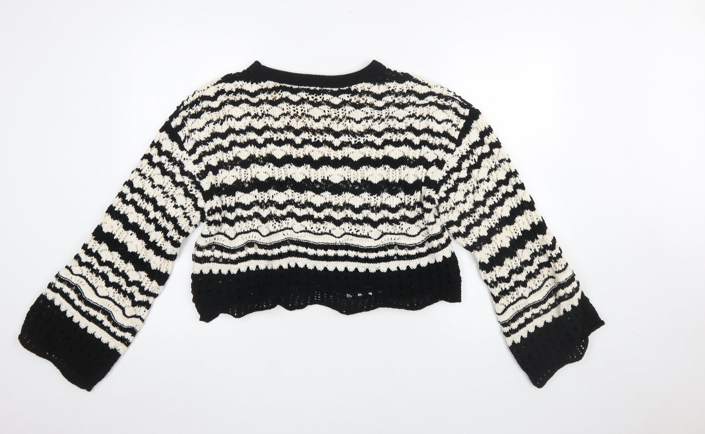 Womens UK Size L Zara Black Pullover Jumper