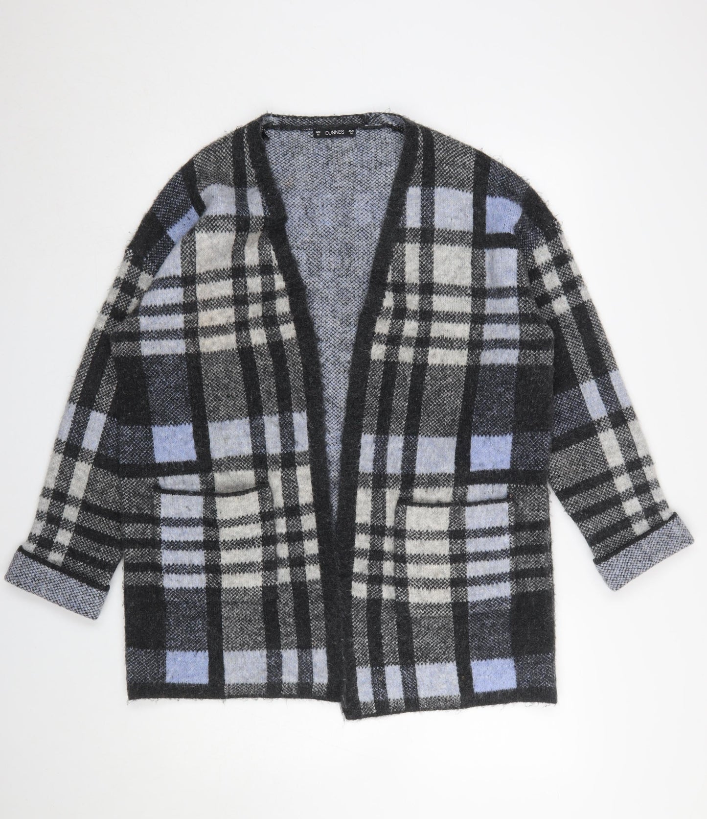 Womens UK Size M Dunnes Grey Cardigan Jumper