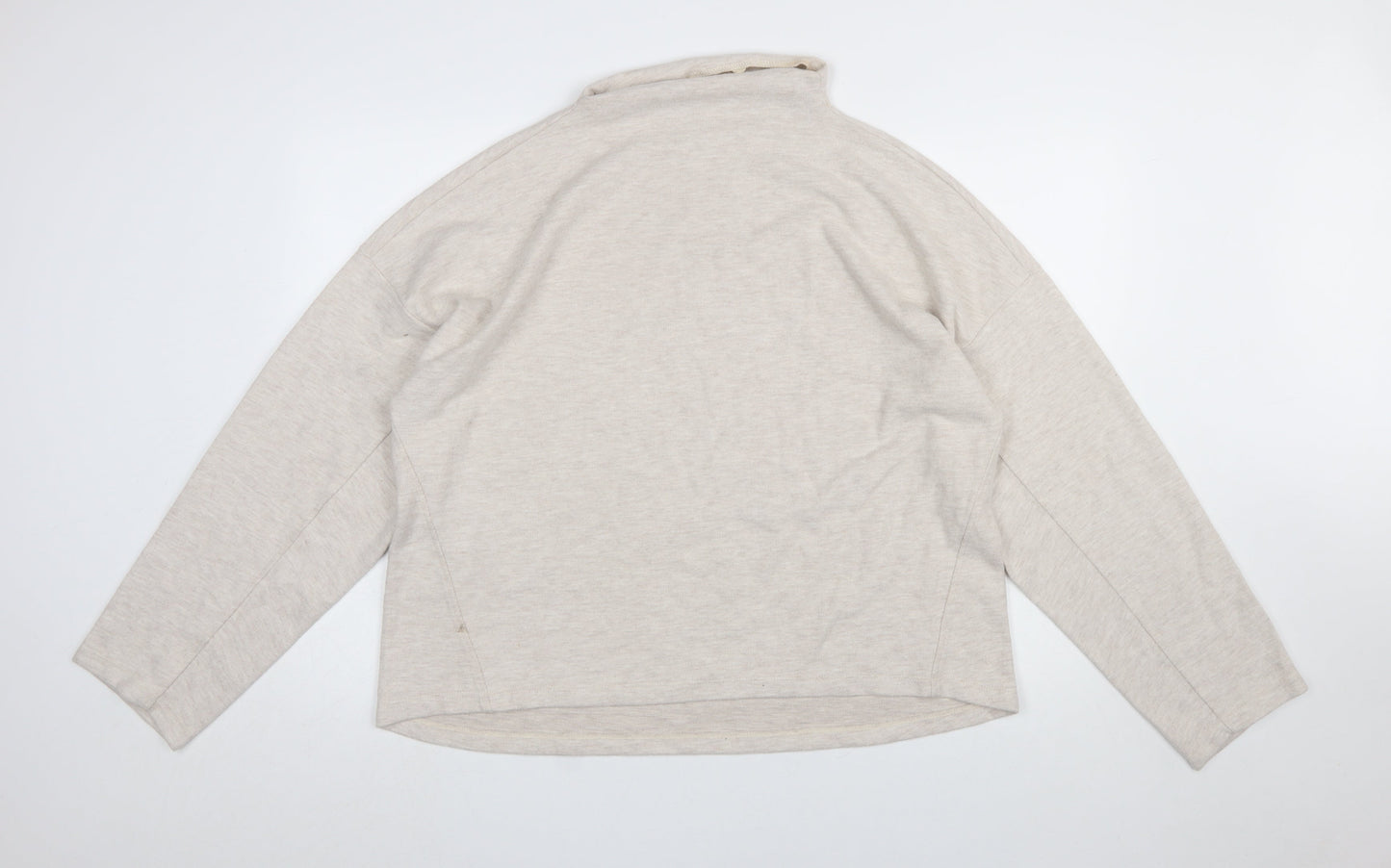Womens UK Size L River Island Beige Pullover Sweatshirt