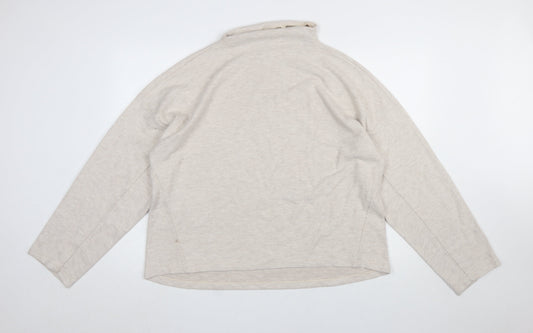Womens UK Size L River Island Beige Pullover Sweatshirt