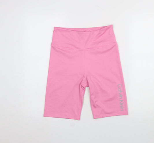 Womens UK Size M Calvin Klein Slim Fit Biker Shorts