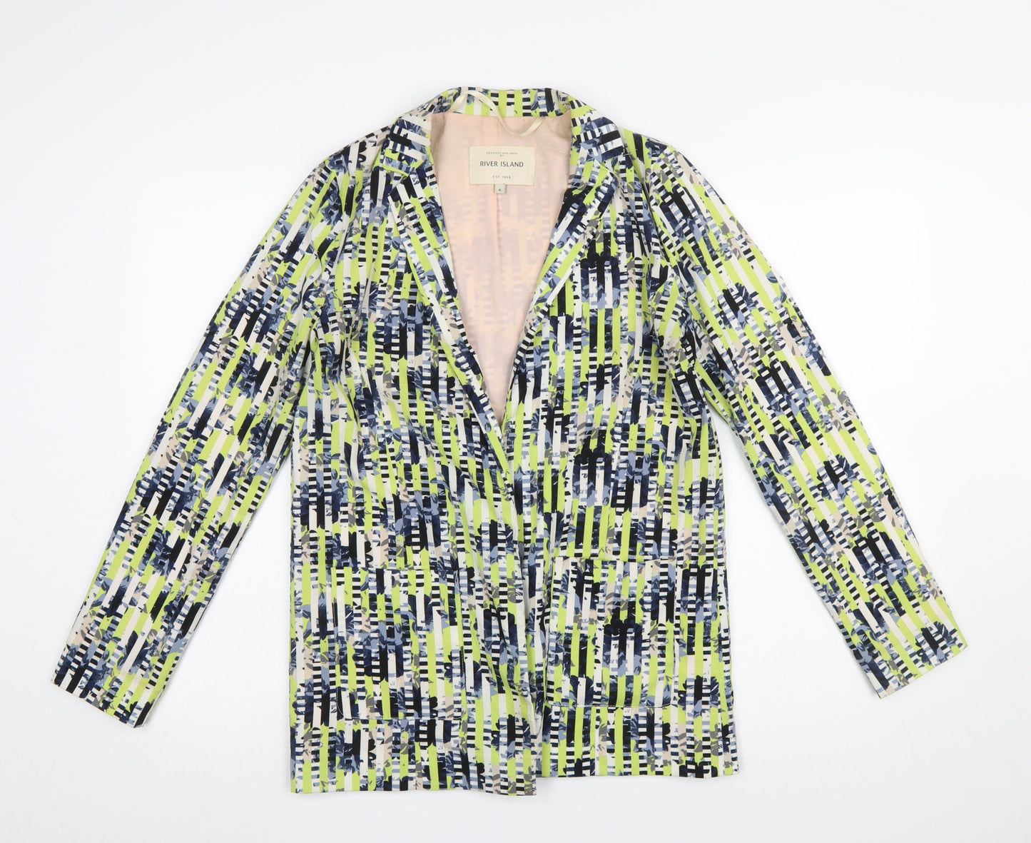 Womens UK Size 6 River Island Regular Multicoloured Blazer