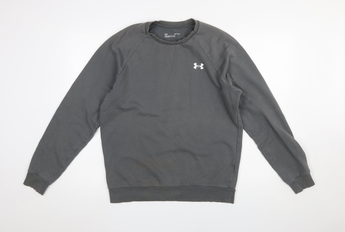 Mens UK Size S Under armour Grey Pullover Sweatshirt