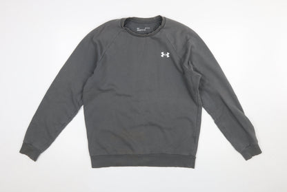Mens UK Size S Under armour Grey Pullover Sweatshirt