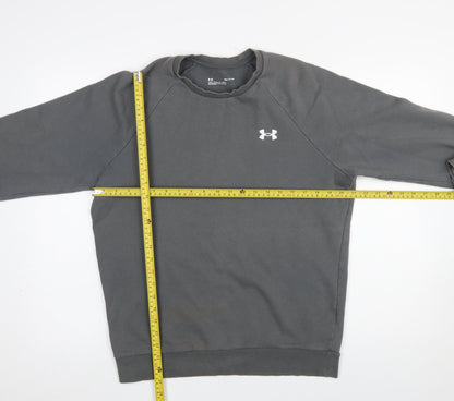 Mens UK Size S Under armour Grey Pullover Sweatshirt