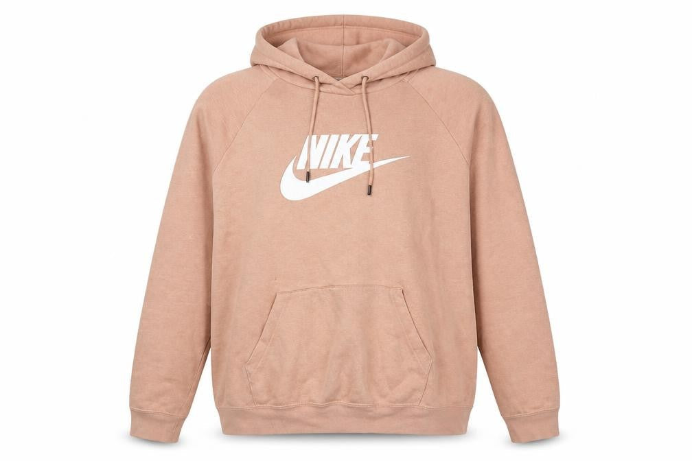 Womens UK Size XL Nike Beige Pullover Hoodie