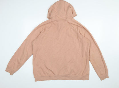 Womens UK Size XL Nike Beige Pullover Hoodie