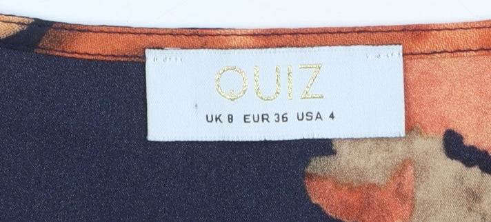 Womens UK Size 8 Quiz Fit & Flare Dress