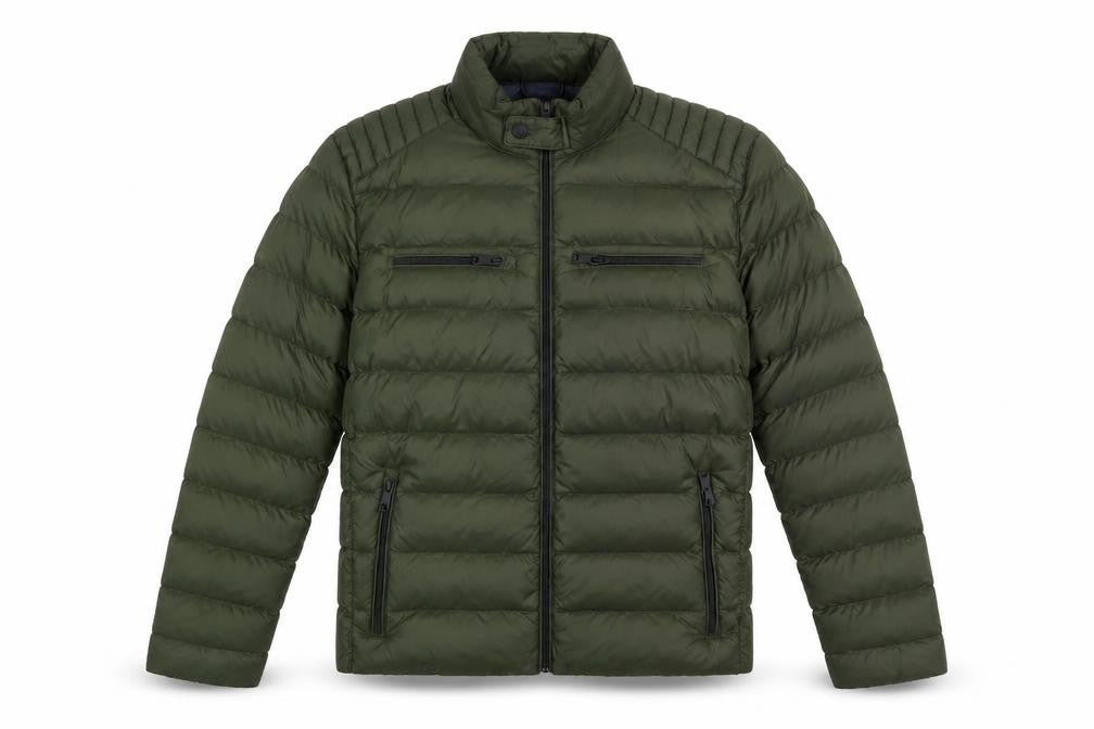 Mens UK Size S Lucky Brand Green Puffer Jacket